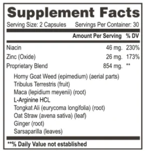 Endura-Naturals-Supplement-facts