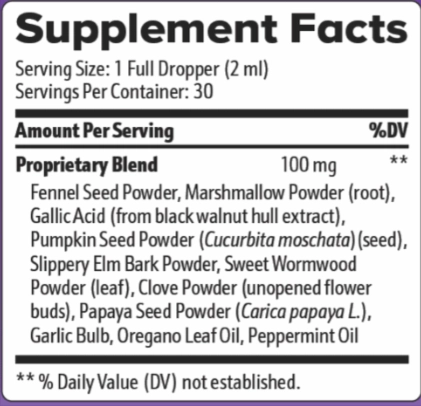 Cleanest Body Supplement Facts