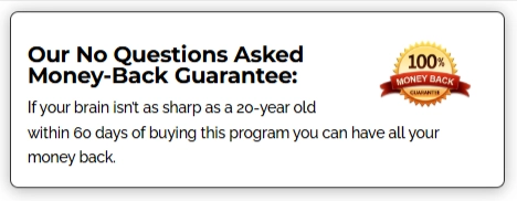 The Brain Booster Money Back Guarantee