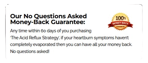 The Acid Reflux Strategy Money Back Guarantee